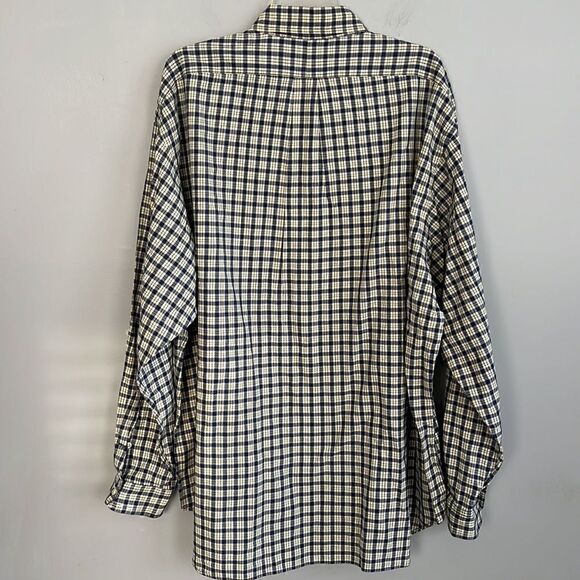 Men’s Ralph Lauren Sport 2XL XXL oxford plaid vintage shirt big & tall - Picture 9 of 11